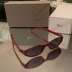 Dior Burgundy Women's Sunglasses